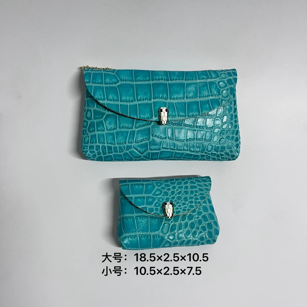 头层牛皮手机包口红包高级链条女士极简风包包单肩斜跨真皮百搭