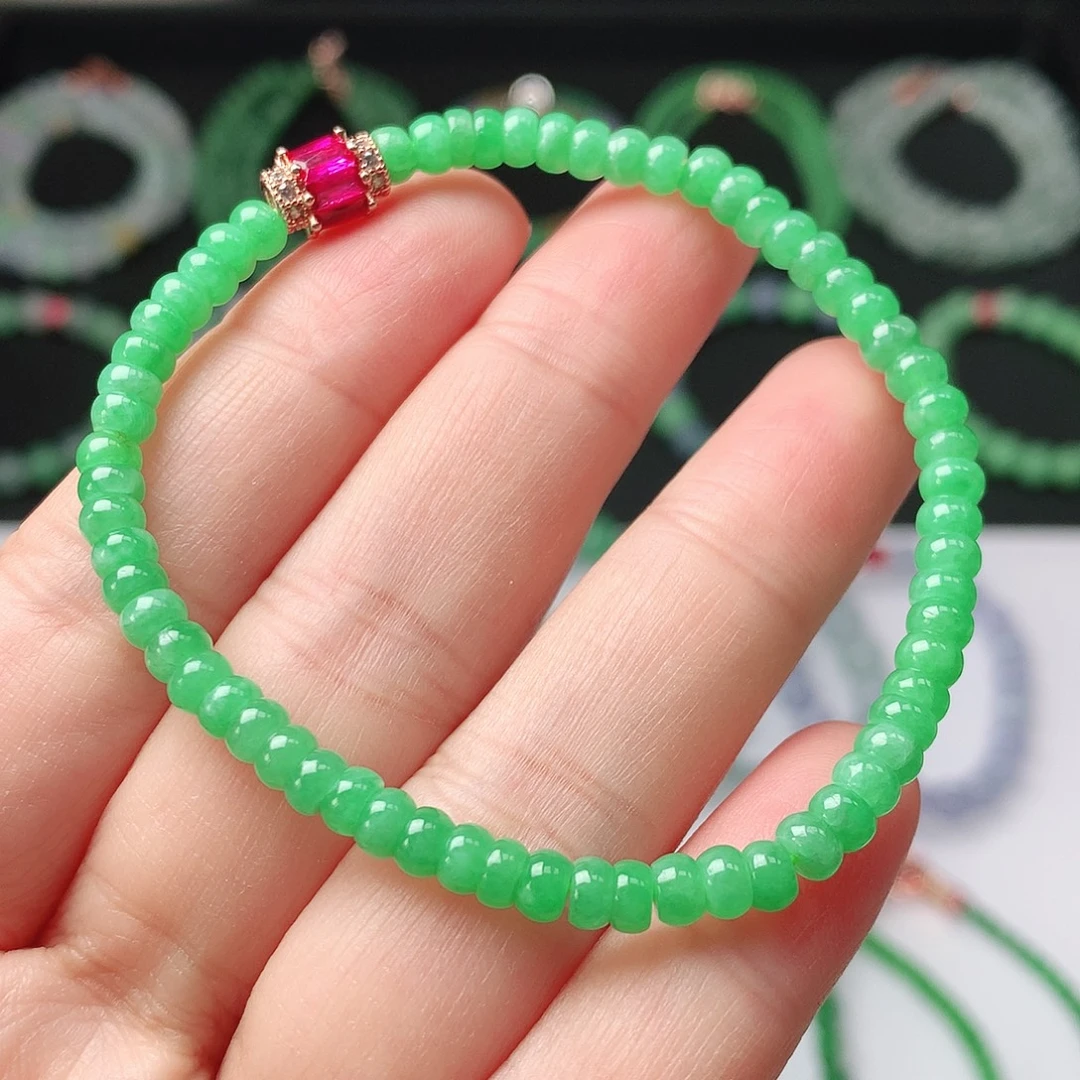 翡翠未镶嵌手链翡翠