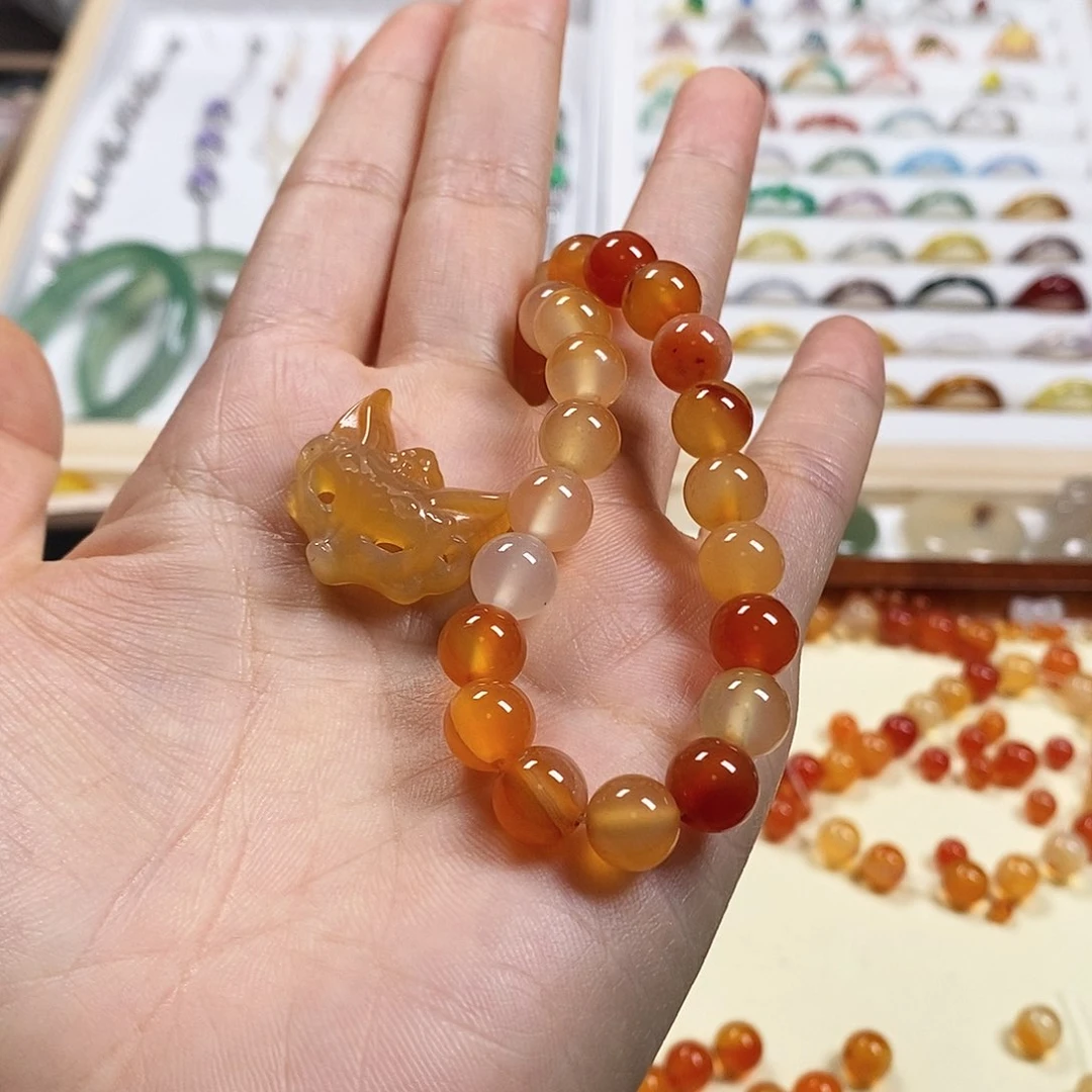 玛瑙/玉髓手链未镶嵌?***?