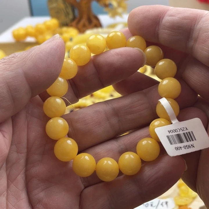 蜜蜡手串未镶嵌手串