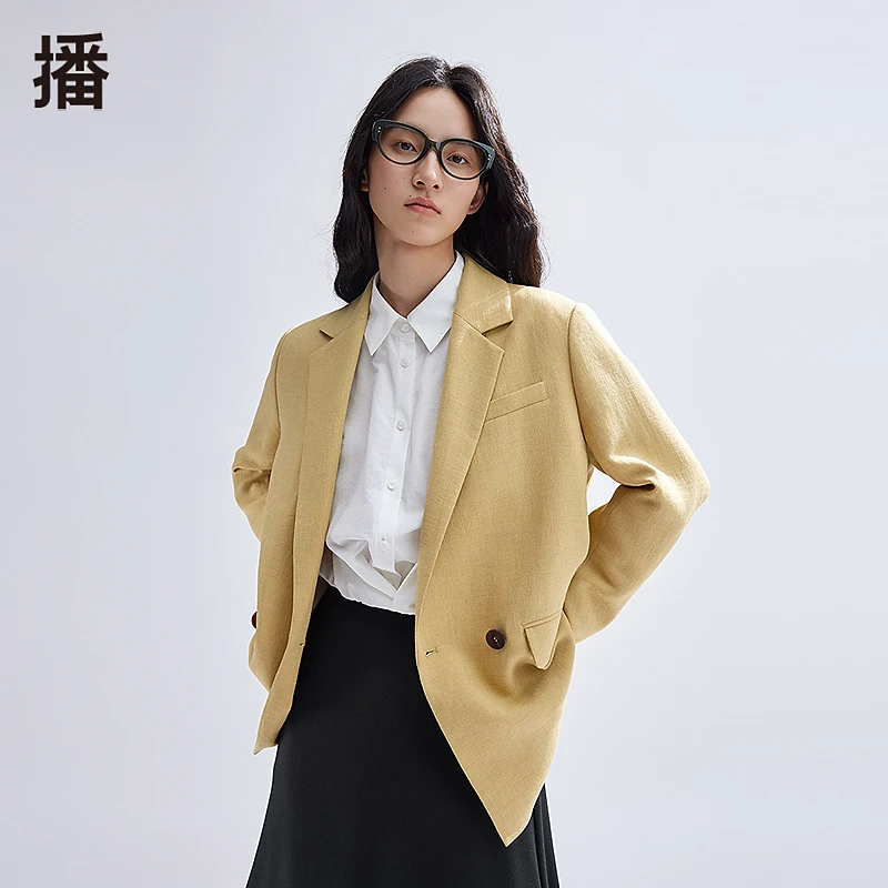 【达人专属】播24气质长袖时尚休闲秋冬春季春秋通勤西服BDR1XD0064