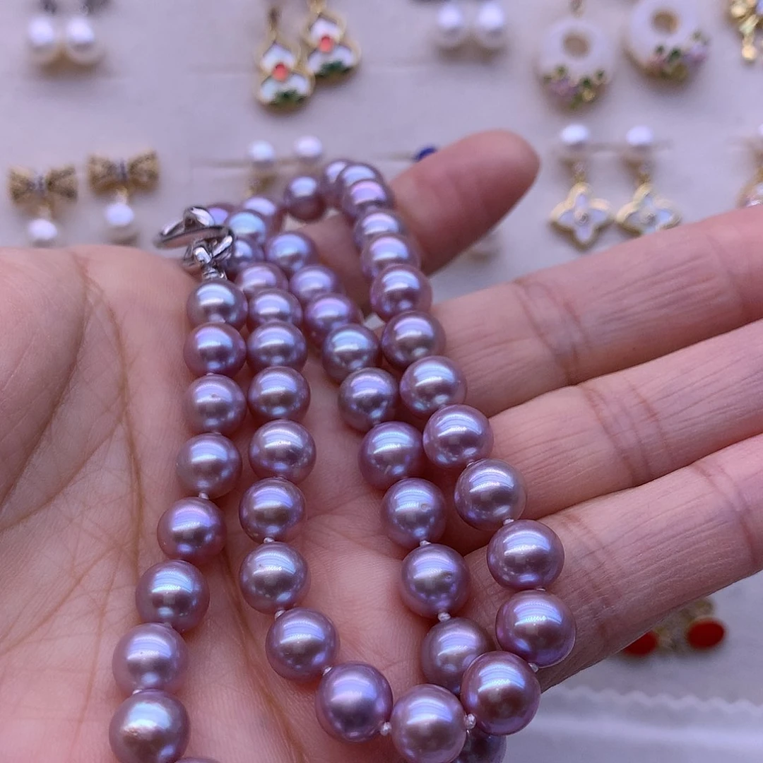 淡水珍珠耳饰合金