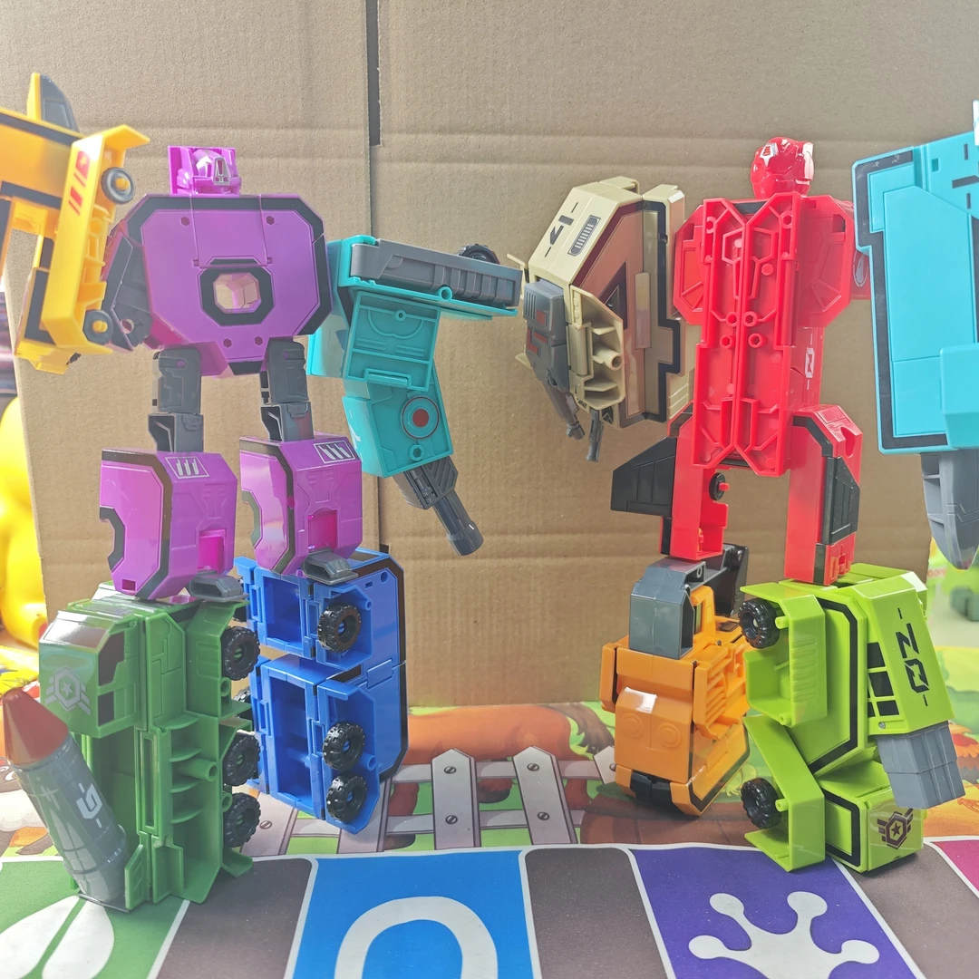 数字变形0-9，单个长度10厘米，可组合变形