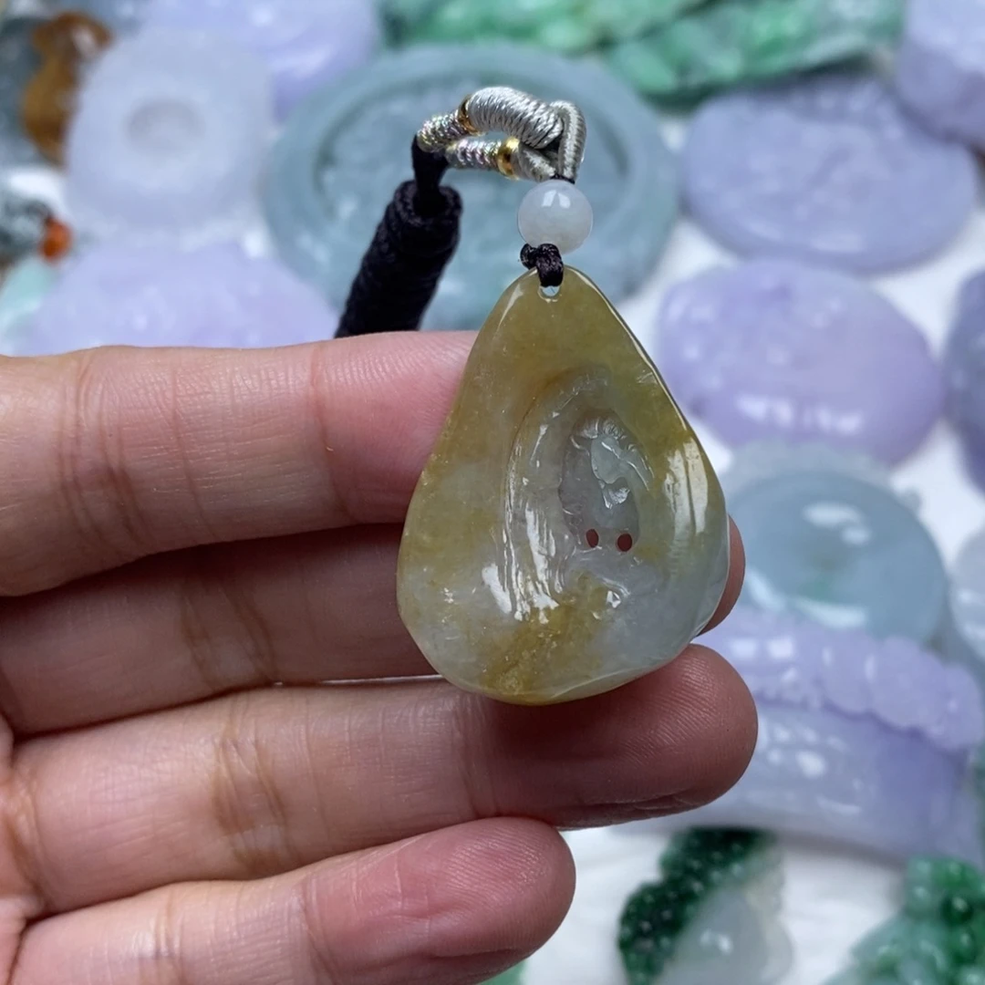 颈饰未镶嵌翡翠翡翠