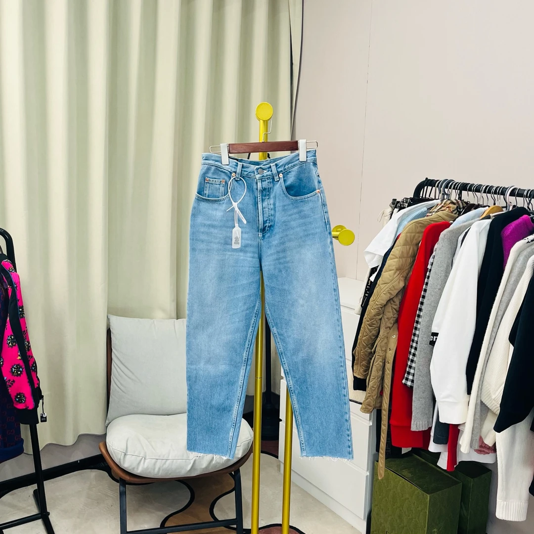 99新 GUCCI/古驰 米奇牛仔裤 25码