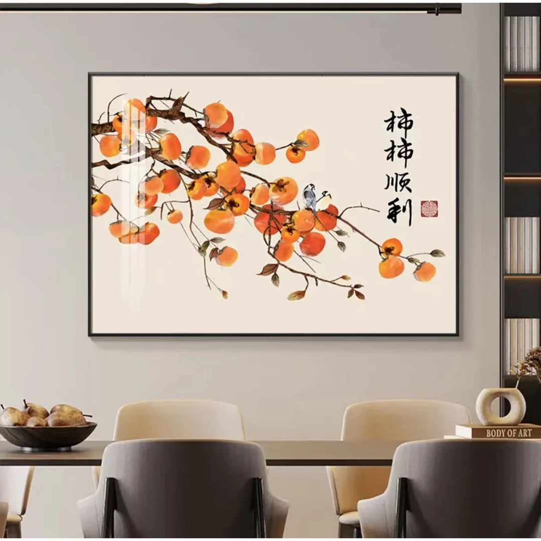 【云起】事事顺利晶瓷镶钻事事如意餐厅挂画电表箱装饰画4060