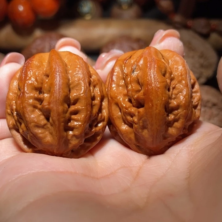 把件文玩核桃东北楸子小雪81