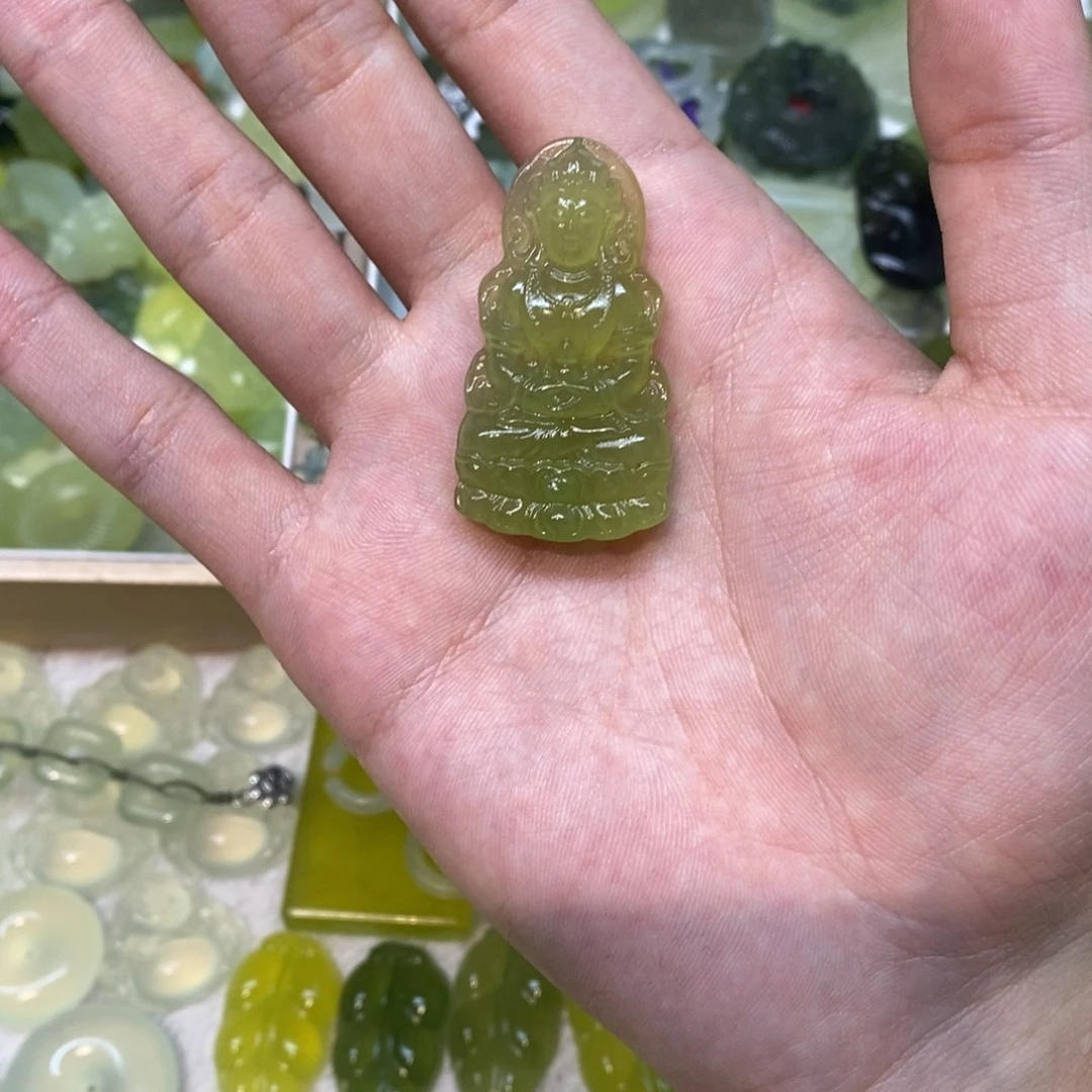 岫玉未镶嵌吊坠(不含链)