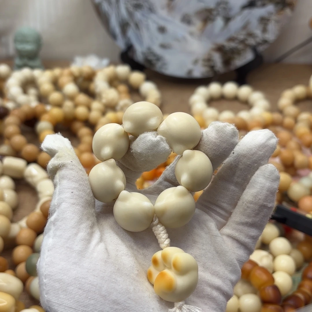 菩提根/象牙果吊坠19干磨牙果猫头手捻福利088