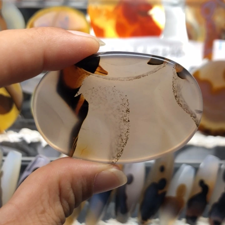 合金玛瑙/玉髓珠宝奇石051