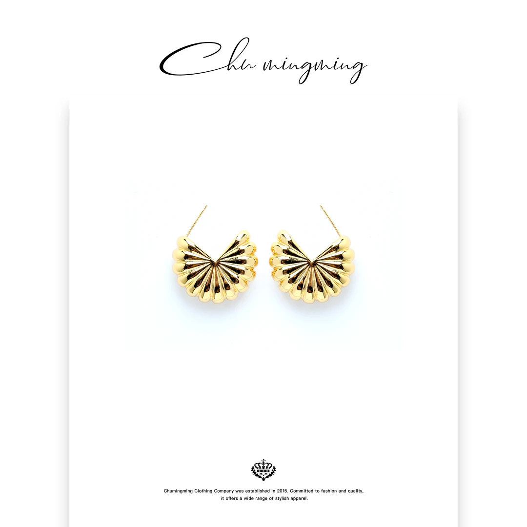 铜合金耳饰 【CHU/2025SSNEW】原创设计 雏菊耳环SPCM2502