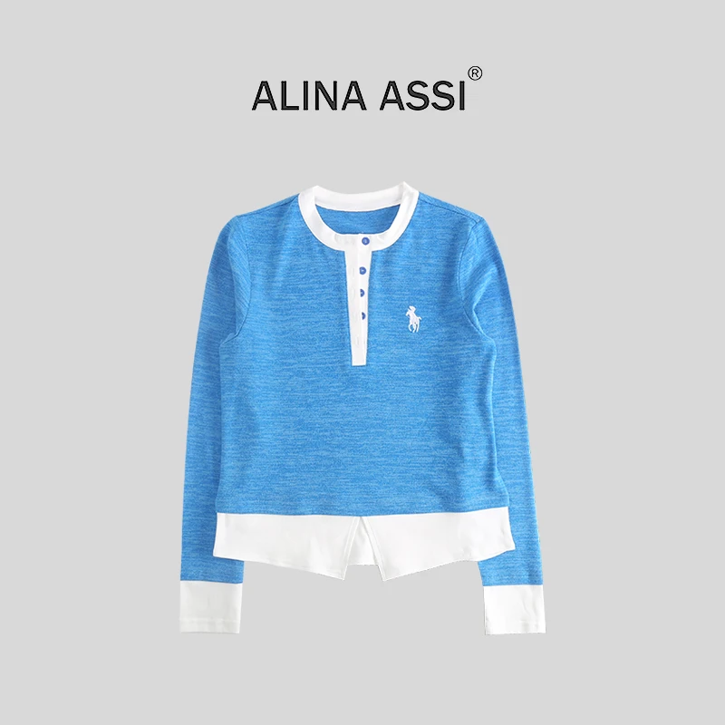 【现货】2025秋冬新款T恤百搭休闲长袖上衣N0237