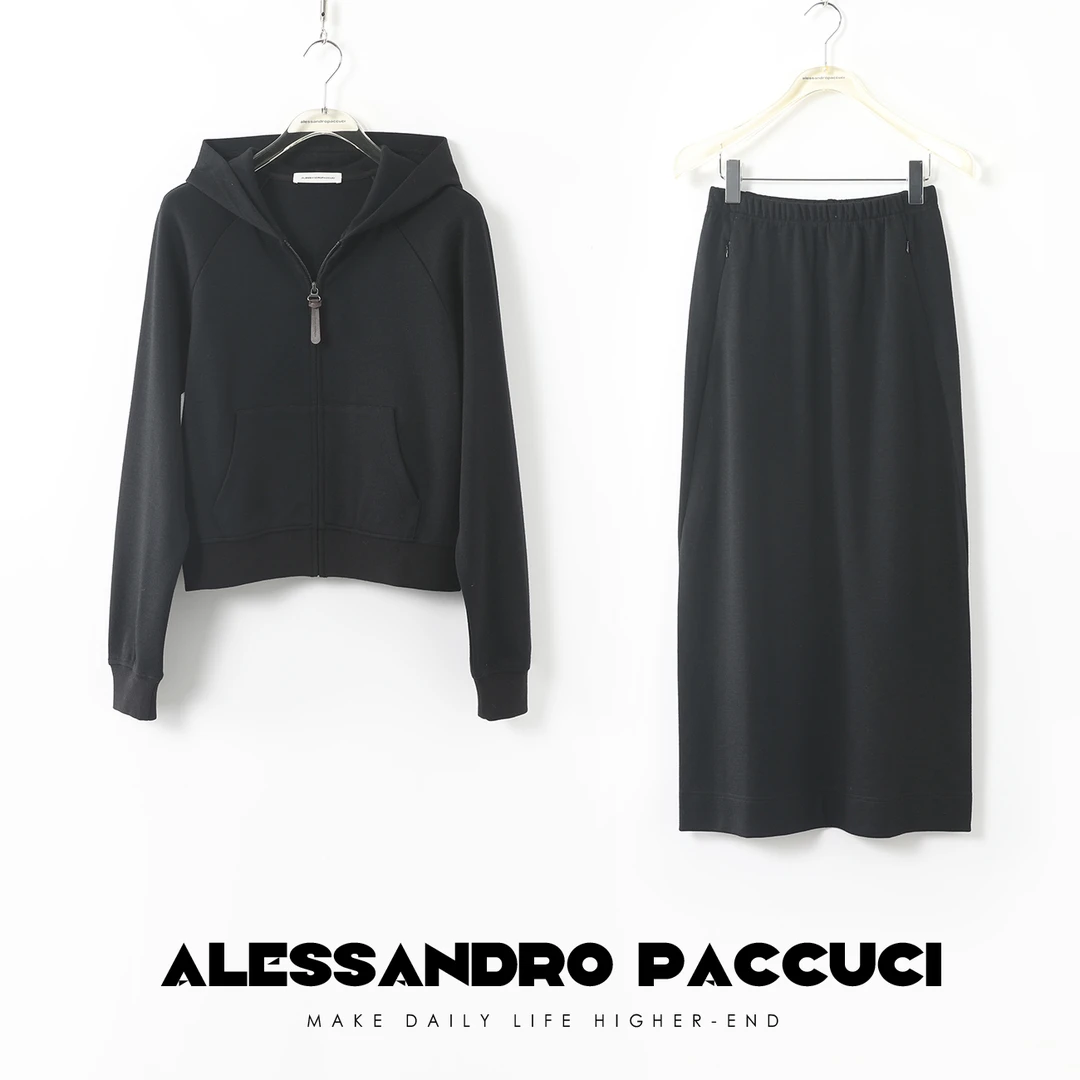 【孤品不退换】洛哥25888X 美利奴羊毛 松弛风卫衣/半裙女装