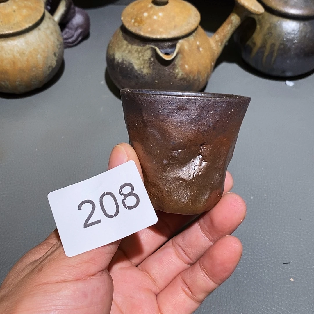 柴烧精品茶器手作