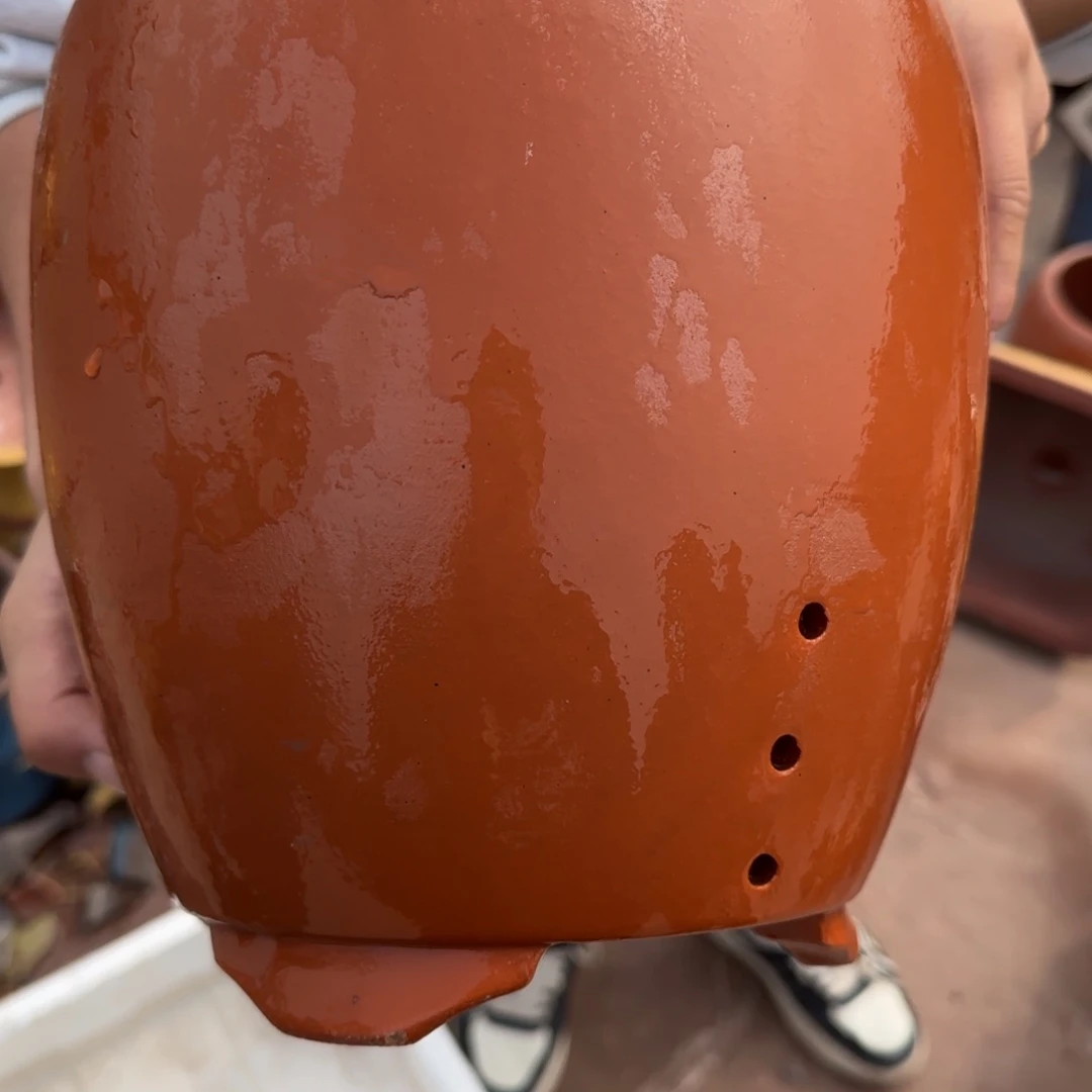 紫砂花盆口径15.21口径