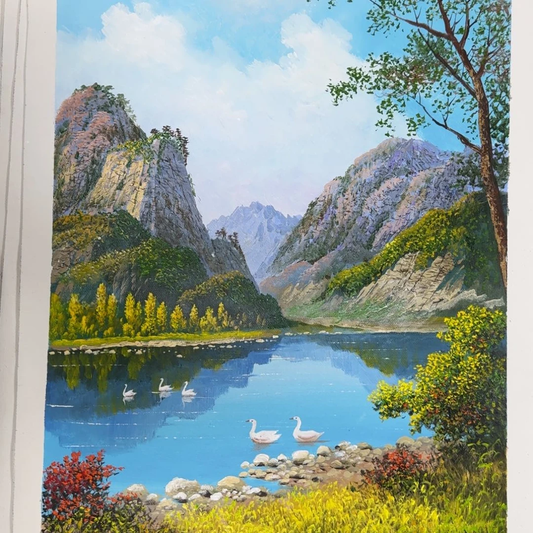 油画加油加油努力加油加油