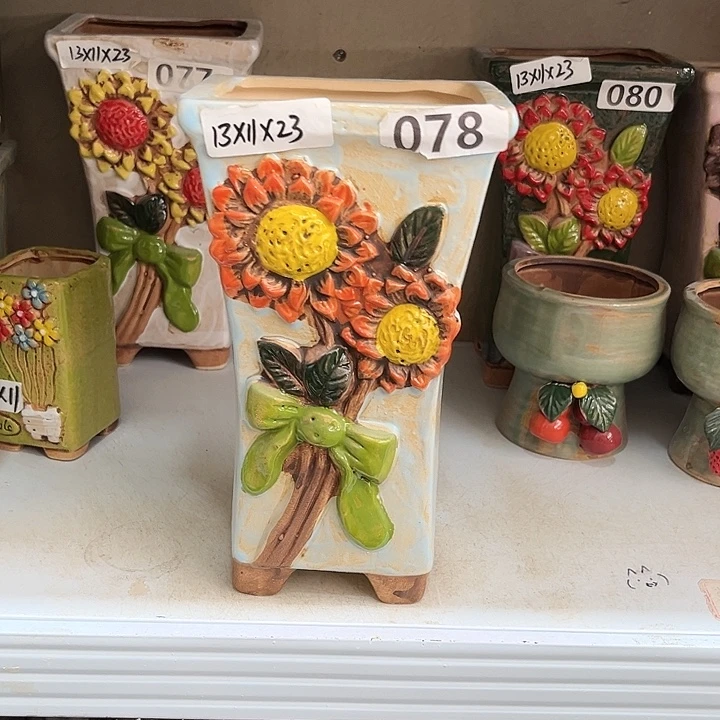 花盆紫砂粗陶材质多肉花盆