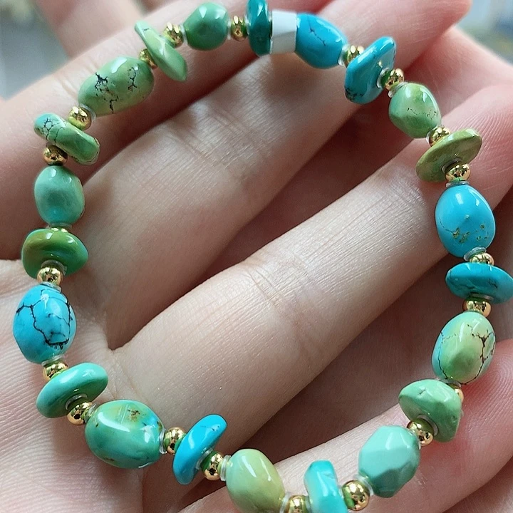 未镶嵌绿松石珠宝奇石