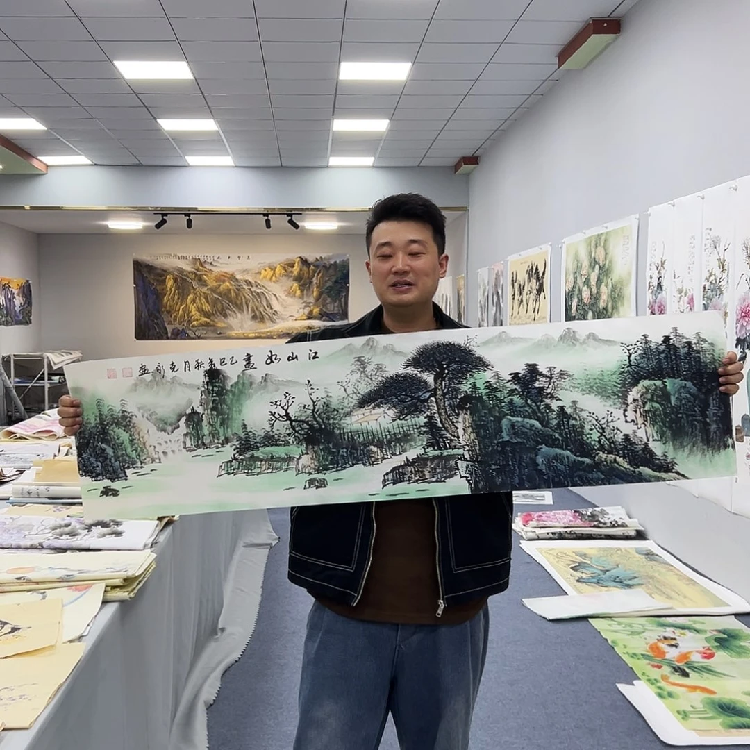 国画国画作品宣纸纯手绘