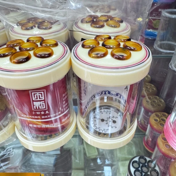 小田蝈蝈叫罐65口径密胺蝈蝈罐七孔蝈蝈叫罐带测温蝈蝈罐七孔罐