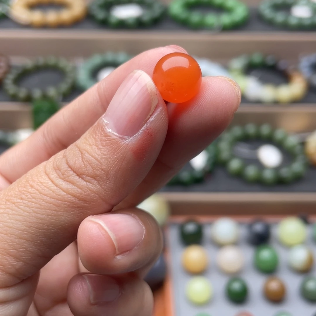 南红玛瑙未镶嵌手链10