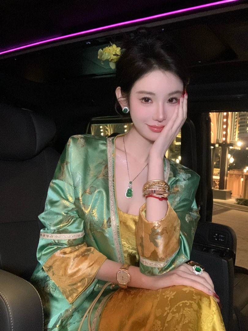 【雅乔定制】青蛇迎双春 富贵千金气质新中式国风外套DYYY-24125729