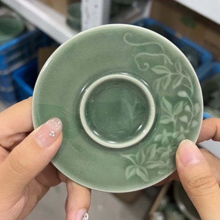 龙泉云间青瓷小米茶器