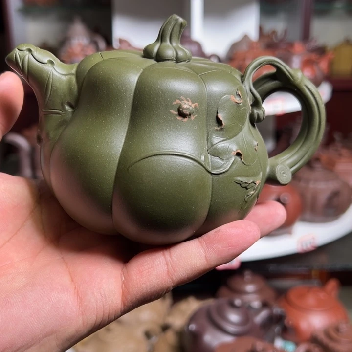 紫砂茶壶原矿南瓜