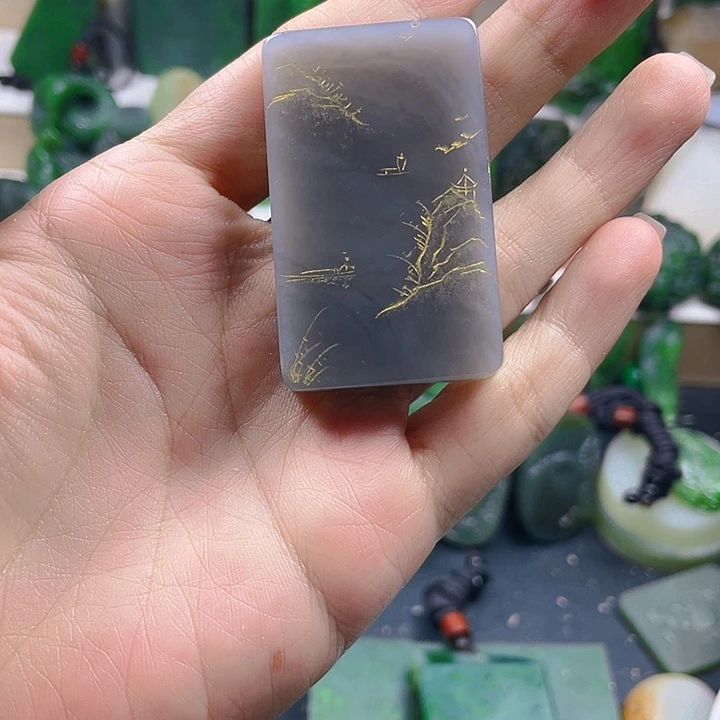未镶嵌和田玉珠宝半成品