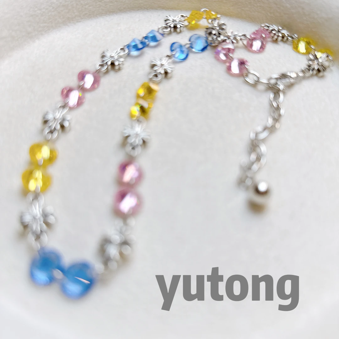 铜合金锆石项链 【雨桐轻奢饰品】设计款项链YT03912