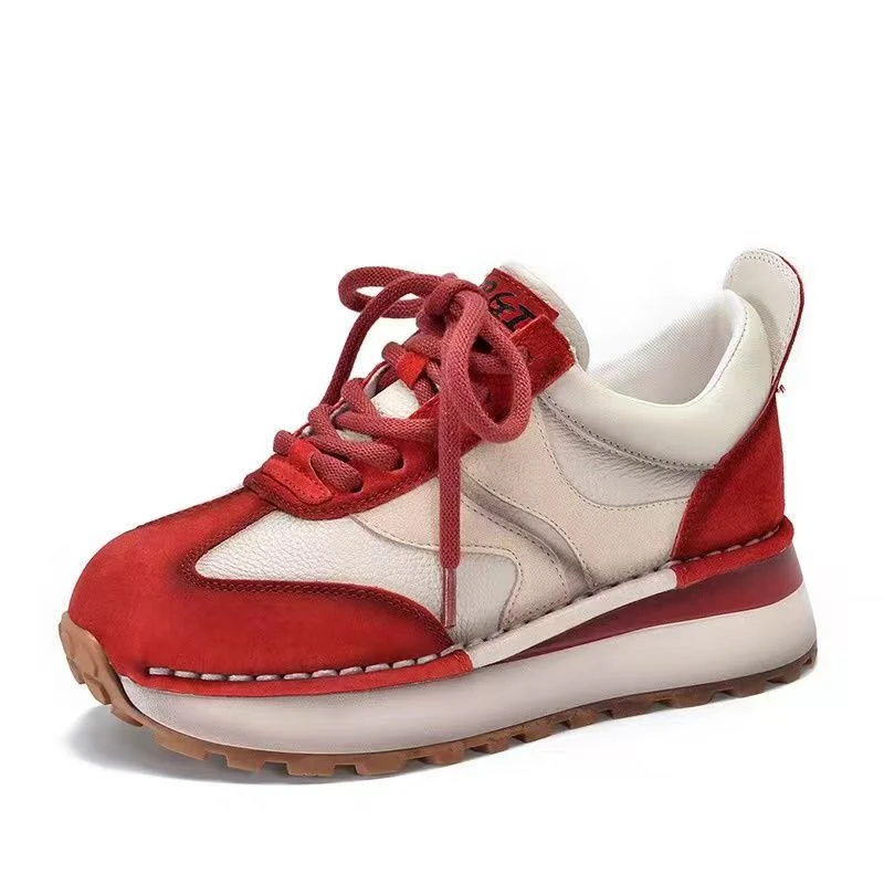 846-6红色休闲运动鞋断码清仓