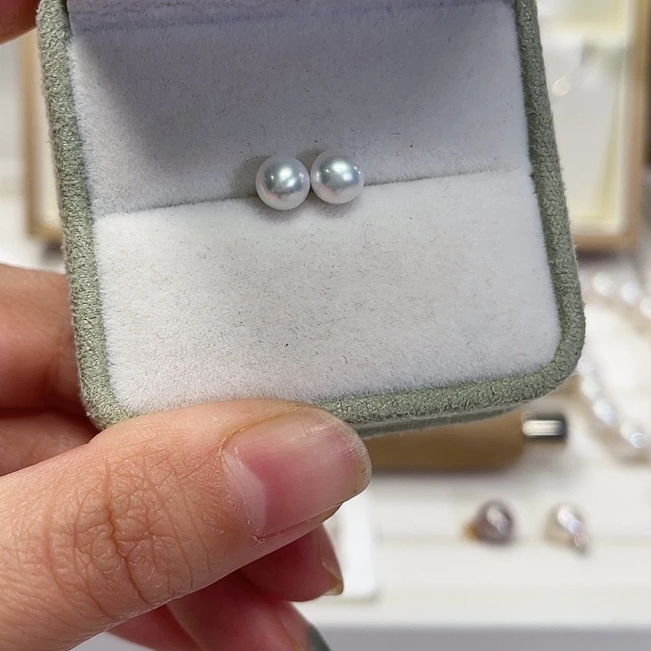 非金属5.6mm正圆无暇银蓝福利不退换