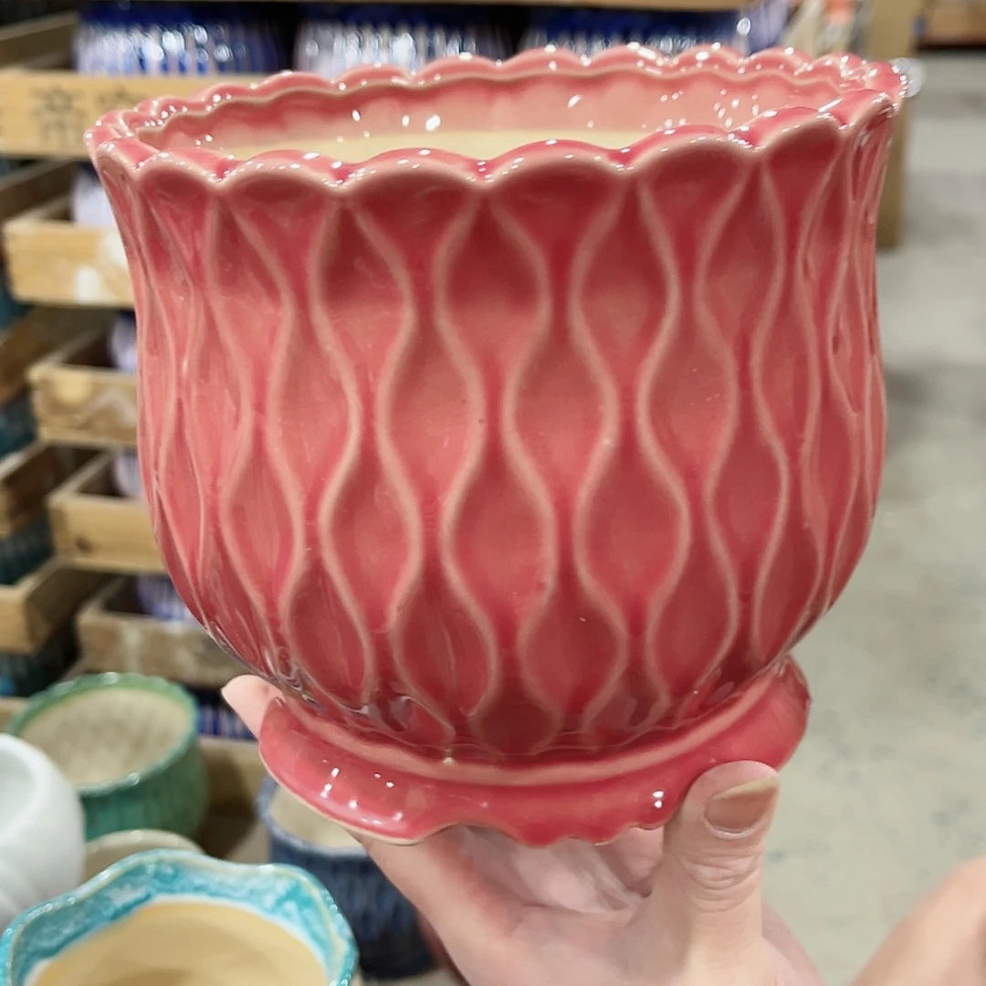 【闪购商品】陶瓷陶瓷多肉植物花盆