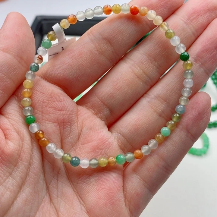 翡翠未镶嵌手链手串