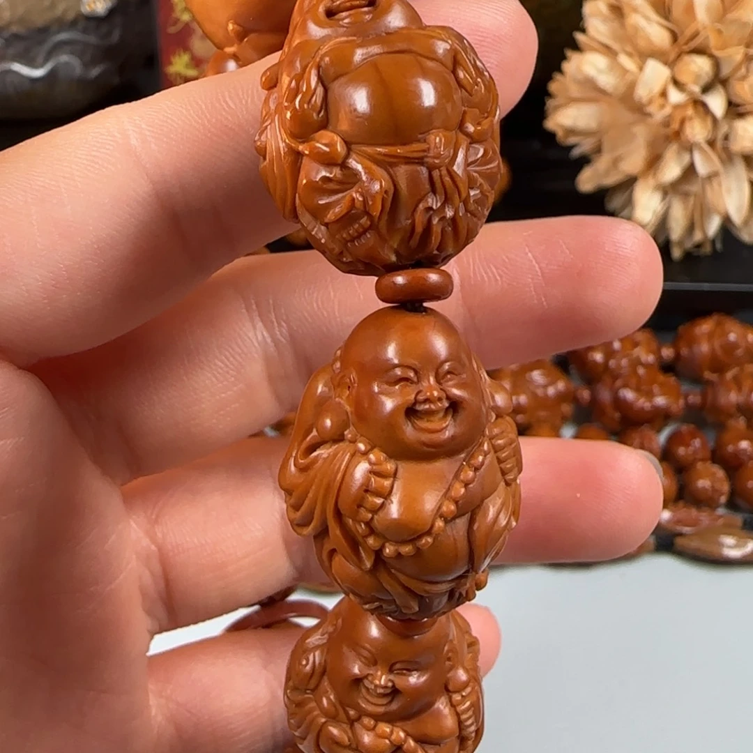 橄榄核手串/手链范***腾陈玲 20招财弥勒