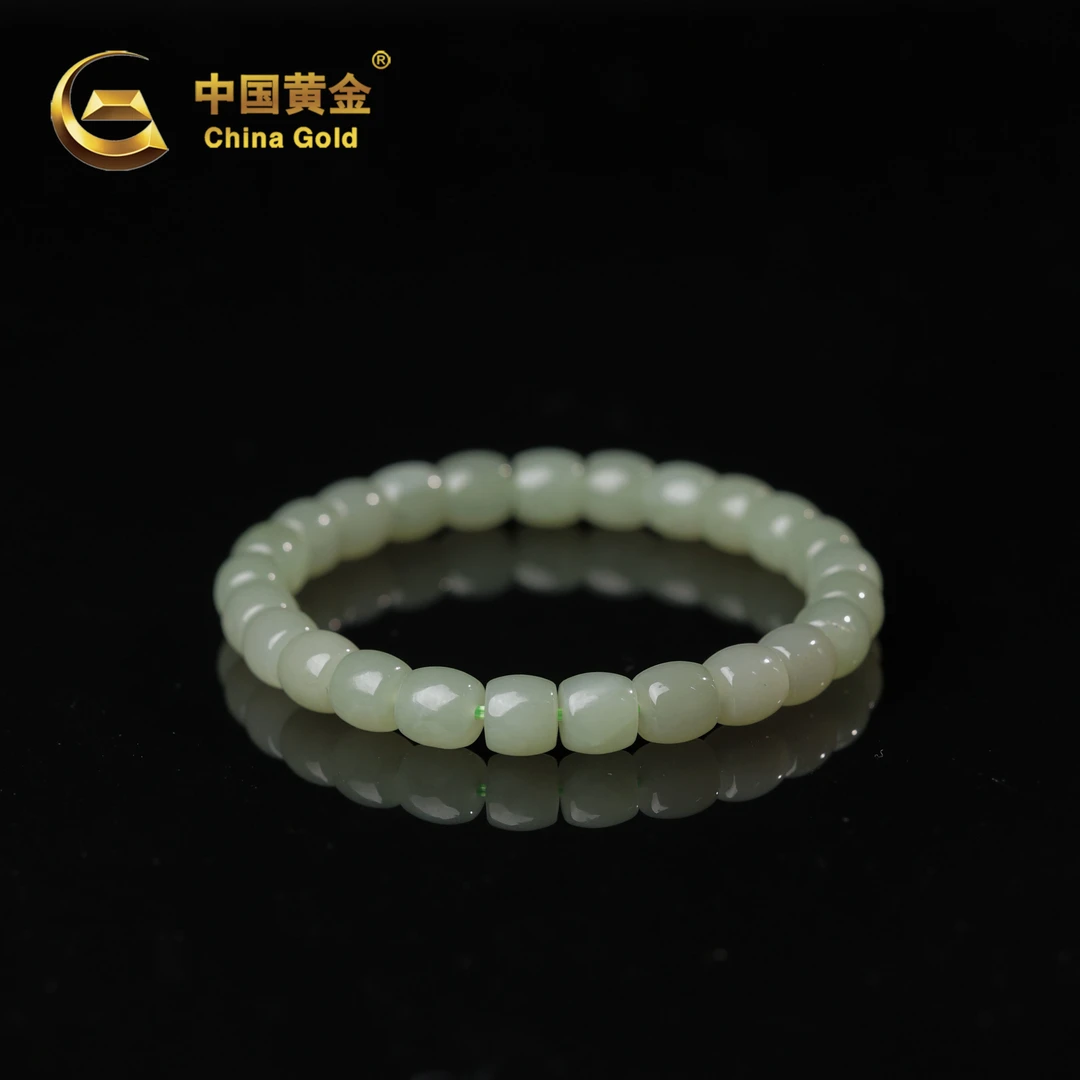 【中国黄金】 和田玉*手串*未镶嵌-S3494-格