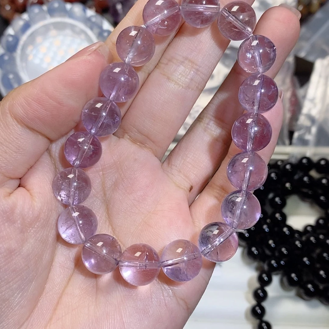 【闪购商品】水晶手链银S925镶嵌玻利维亚紫49