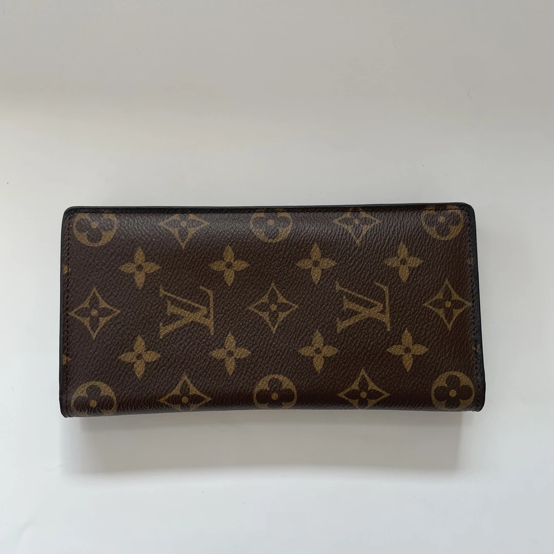 99新 LouisVuitton/路易威登 LV棕老花钱包卡包130-19/10棕色