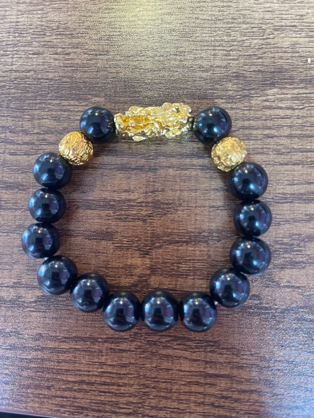 祥瑞精品金色貔貅手串a121