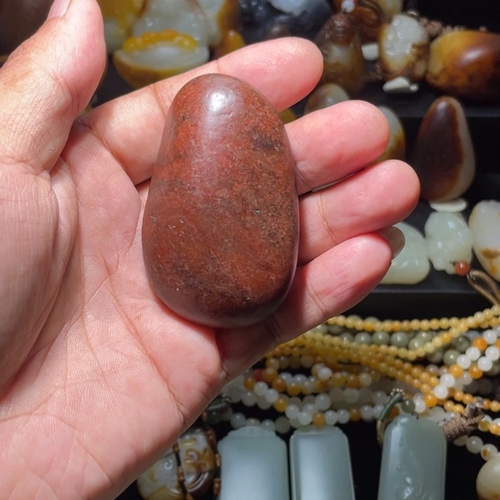 和田玉未镶嵌珠宝奇石豆*龙