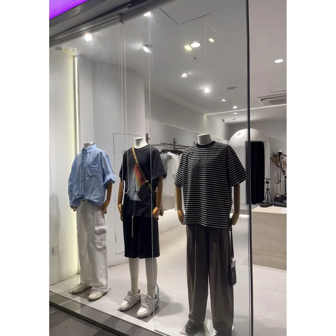 新【576-650】夏季撤柜潮牌高品宽松短袖上衣