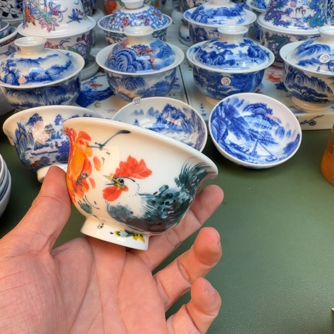 陶纯手工纯手绘茶具359
