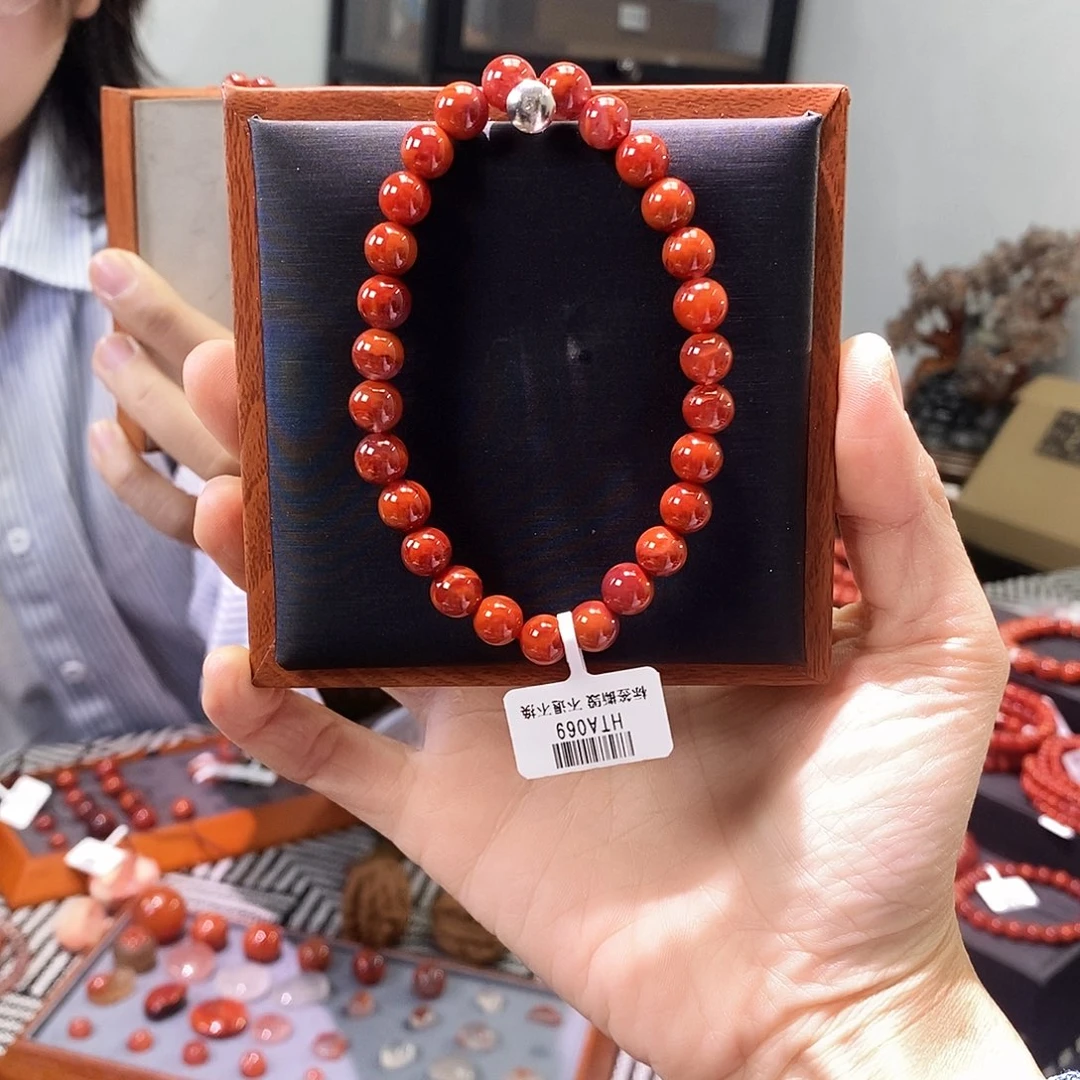 南红玛瑙手串未镶嵌南*069