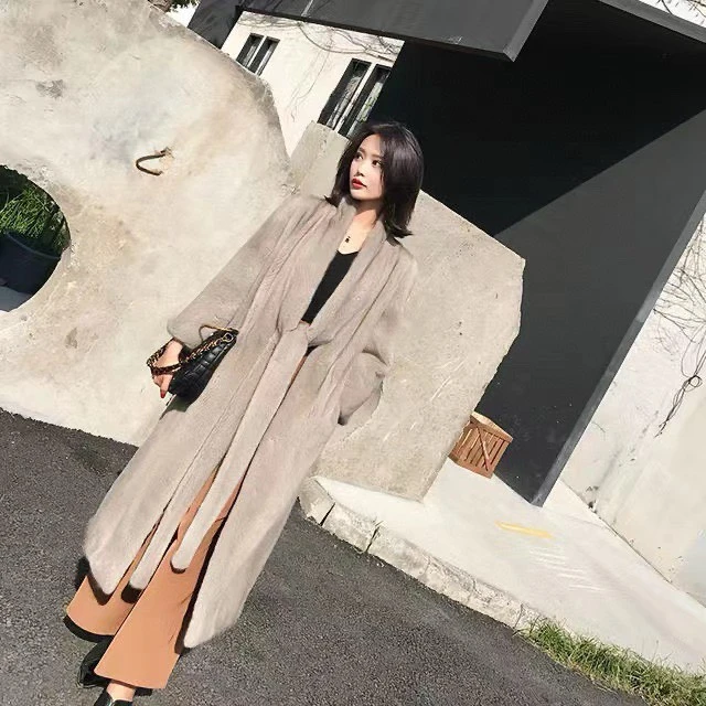 衣长110 胸围104 进口天鹅绒整貂水貂 银蓝本