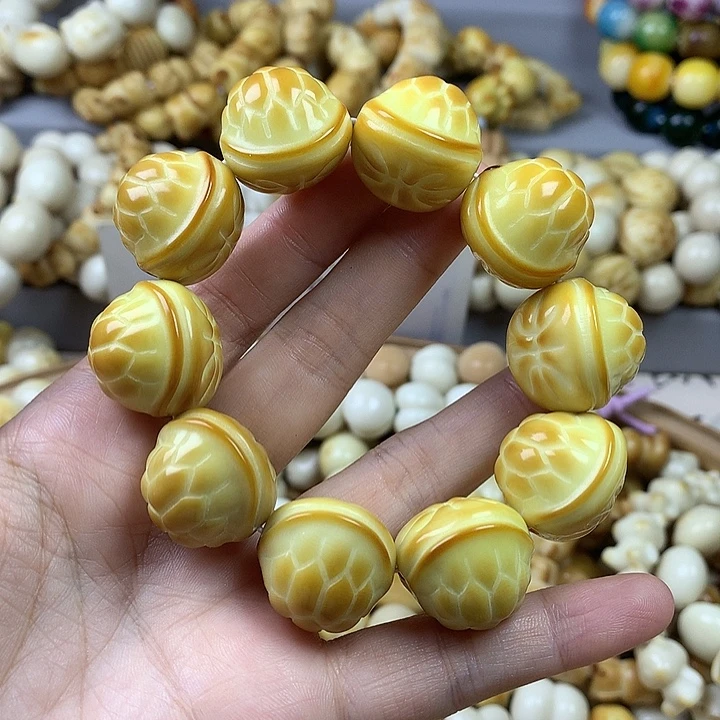 手串菩提根/象牙果象牙果富家一方瑕疵 不退不换