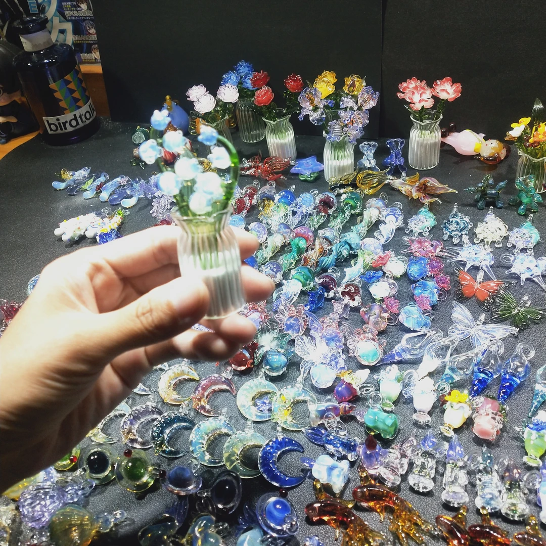 纯手工琉璃挂坠琉璃摆件