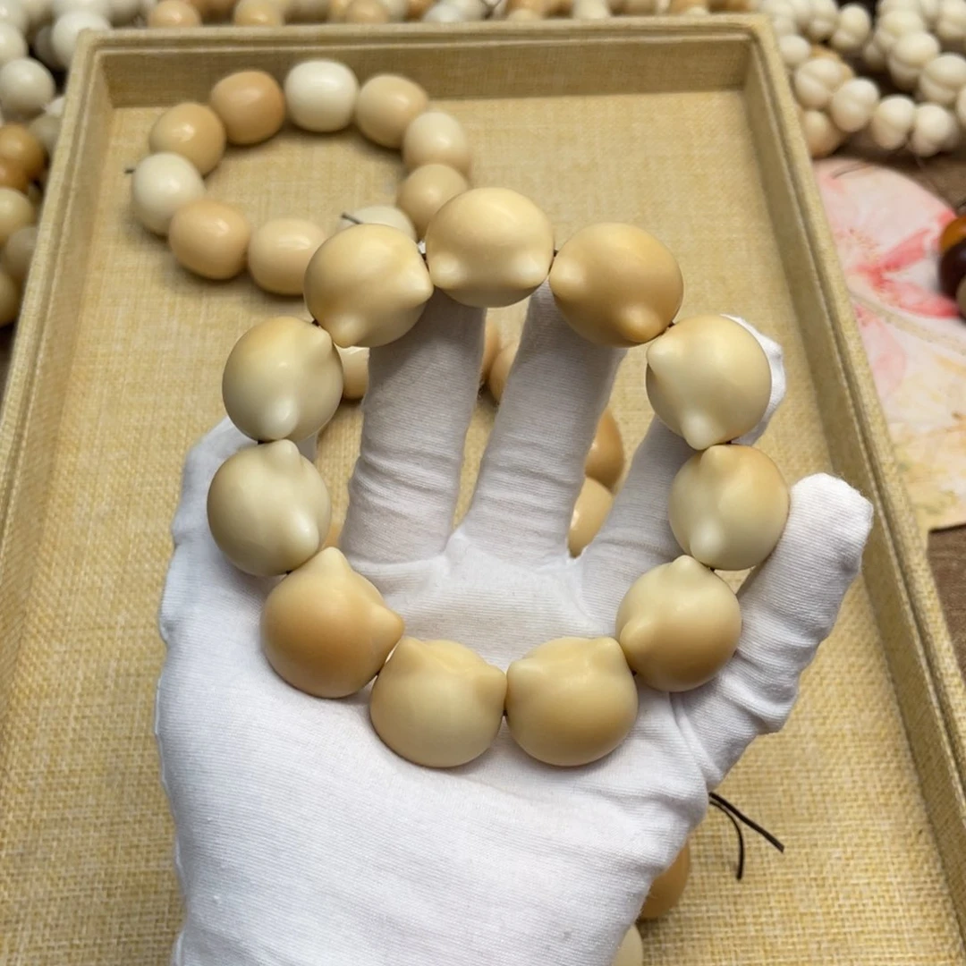 菩提根/象牙果吊坠23干磨瑕疵牙果猫头936