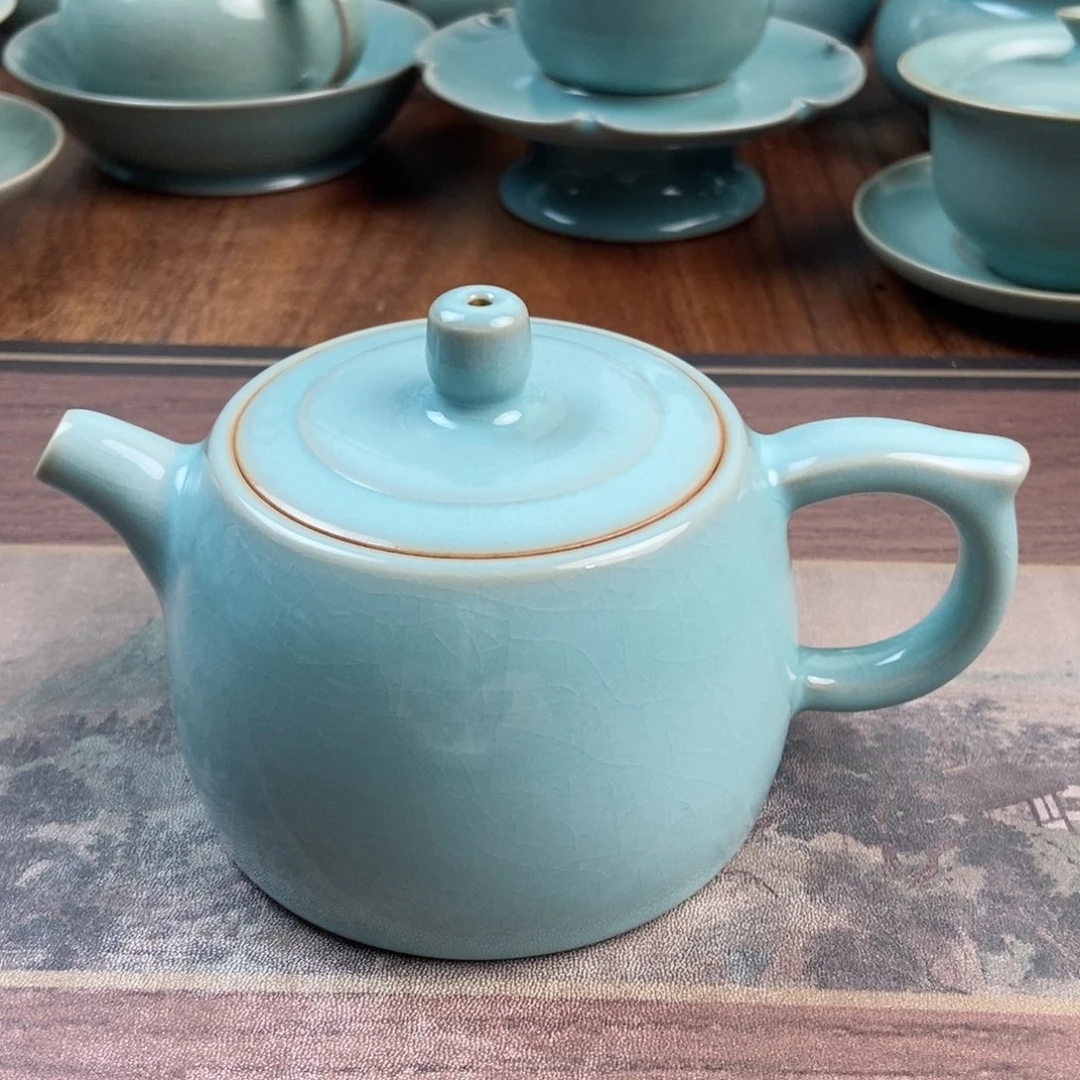 摆件原产地原矿汝瓷～茶器