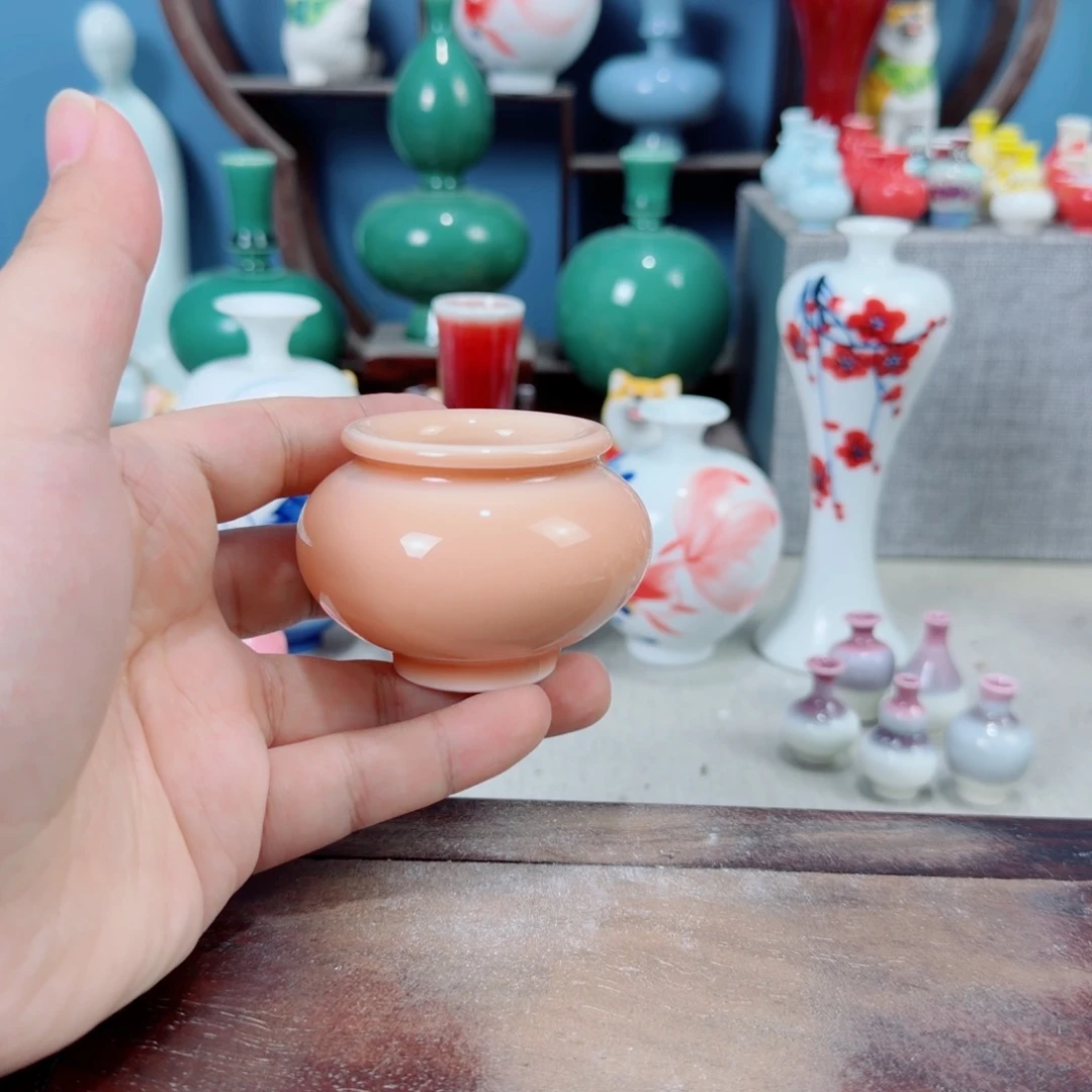 陶瓷手工小花器摆件