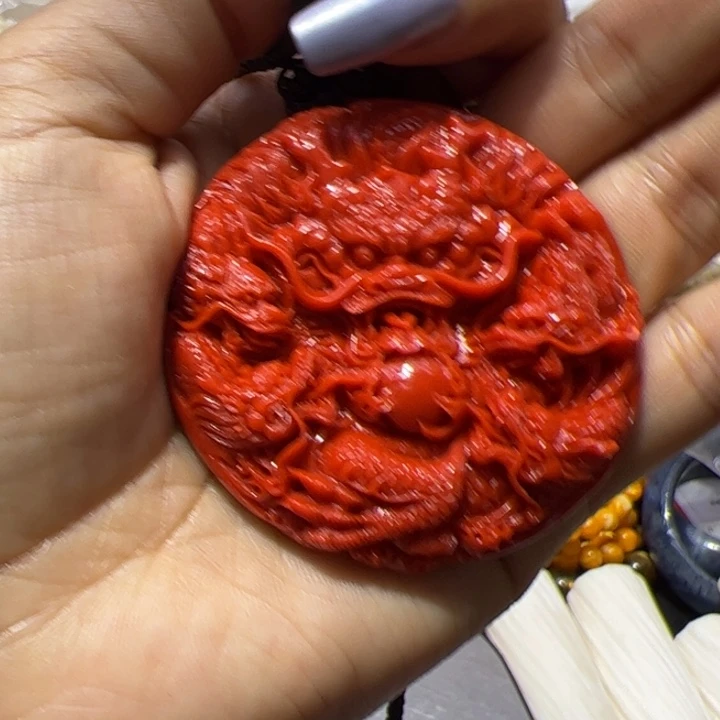 大果紫檀（缅甸花梨）红姑娘大龙牌